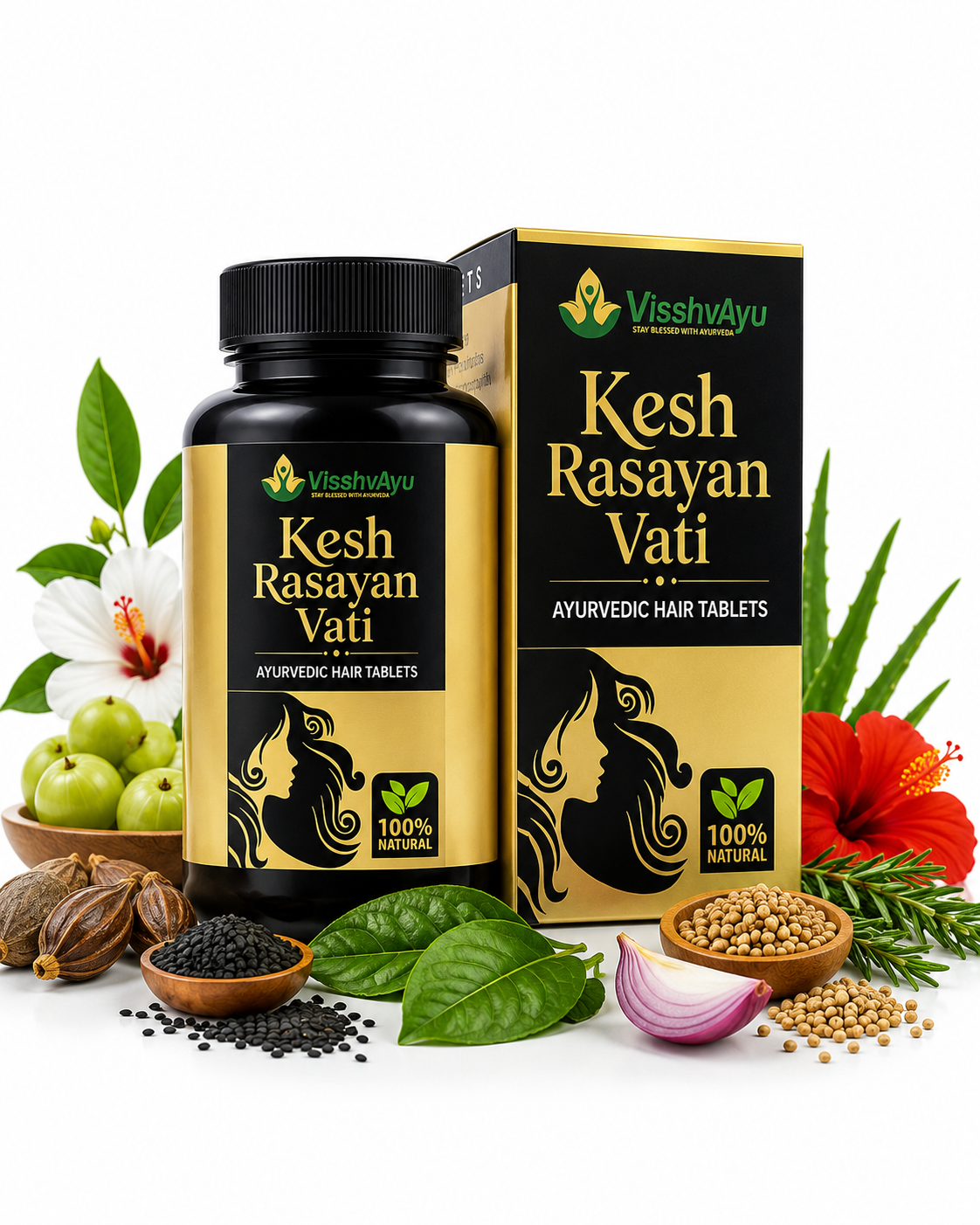 Kesh Rasayan Vati Hair Tablets